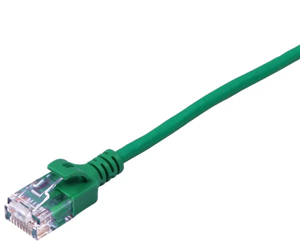 CAT6 Ethernet Patch Cable, Slim, Snagless Molded Boot, 28 AWG, RJ45 - RJ45, 20ft