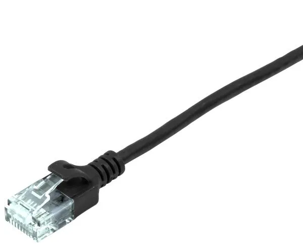 CAT6 Ethernet Patch Cable, Slim, Snagless Molded Boot, 28 AWG, RJ45 - RJ45, 20ft