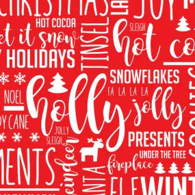 Christmas Joy 12" Pattern HTV / Siser Easy Patterns / Printed HTV / Custom Patterns