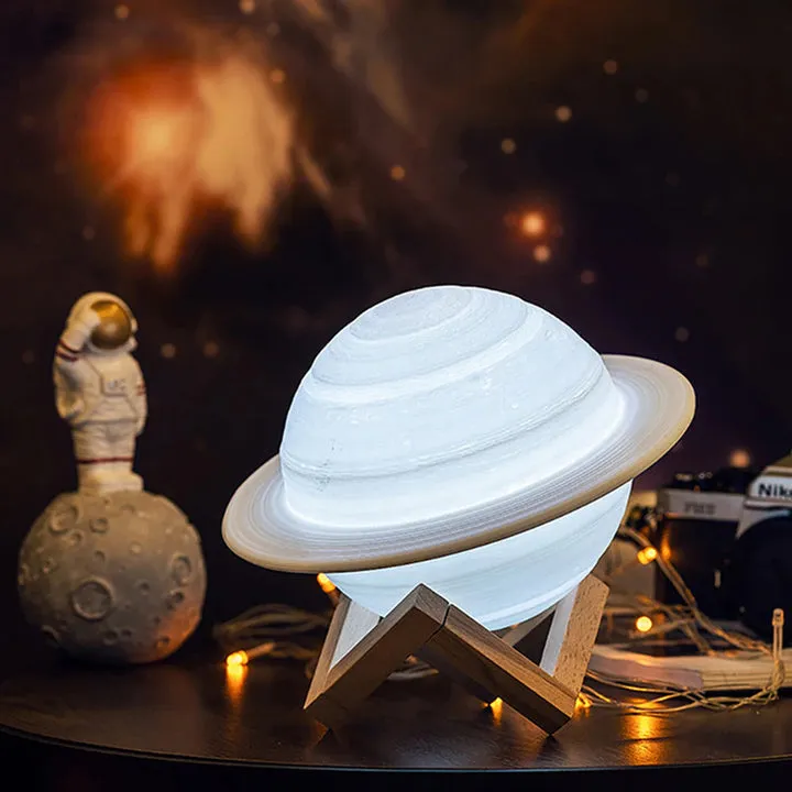Color Changing Saturn Lamp