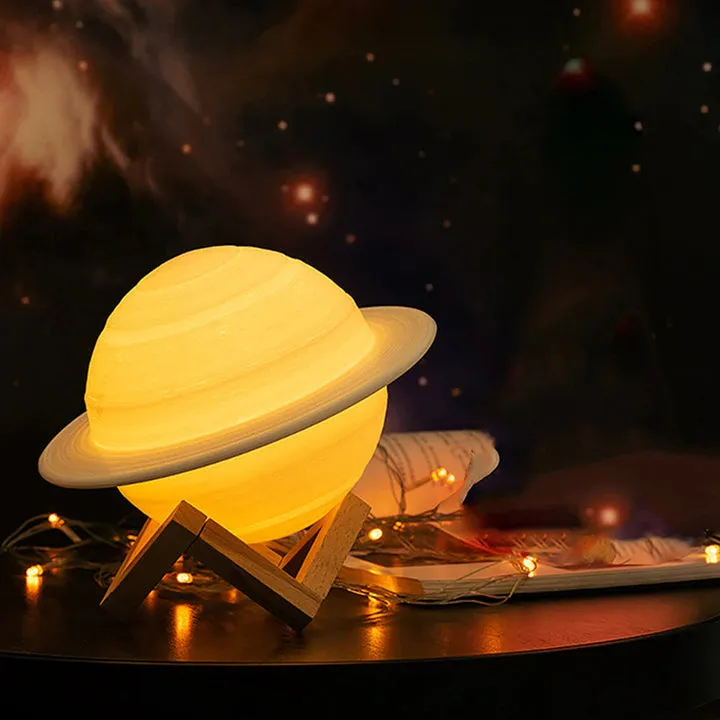 Color Changing Saturn Lamp