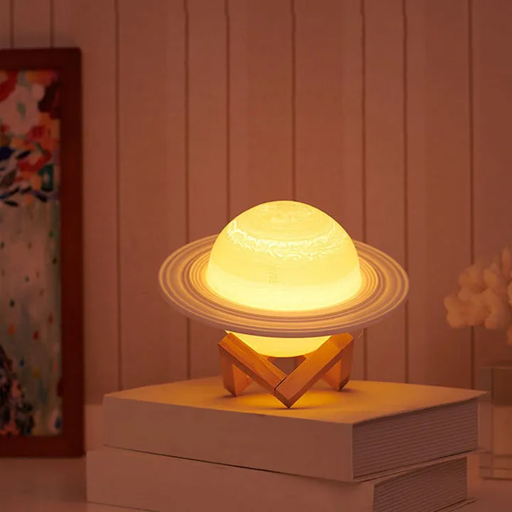 Color Changing Saturn Lamp