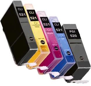 Compatible Canon PGI-520 CLI- 521 Set - Free delivery