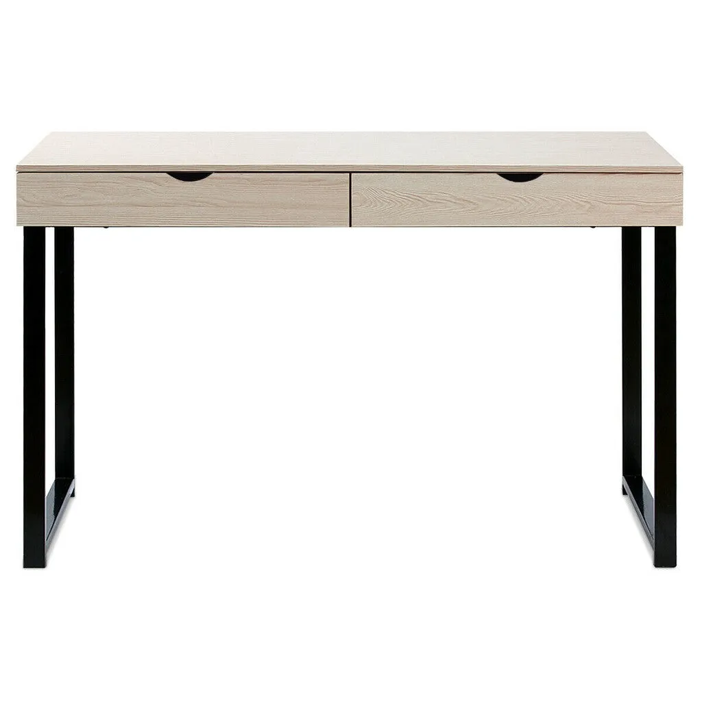Computer Table Laptop Office Desk Study Table Workstation With 2 Drawers