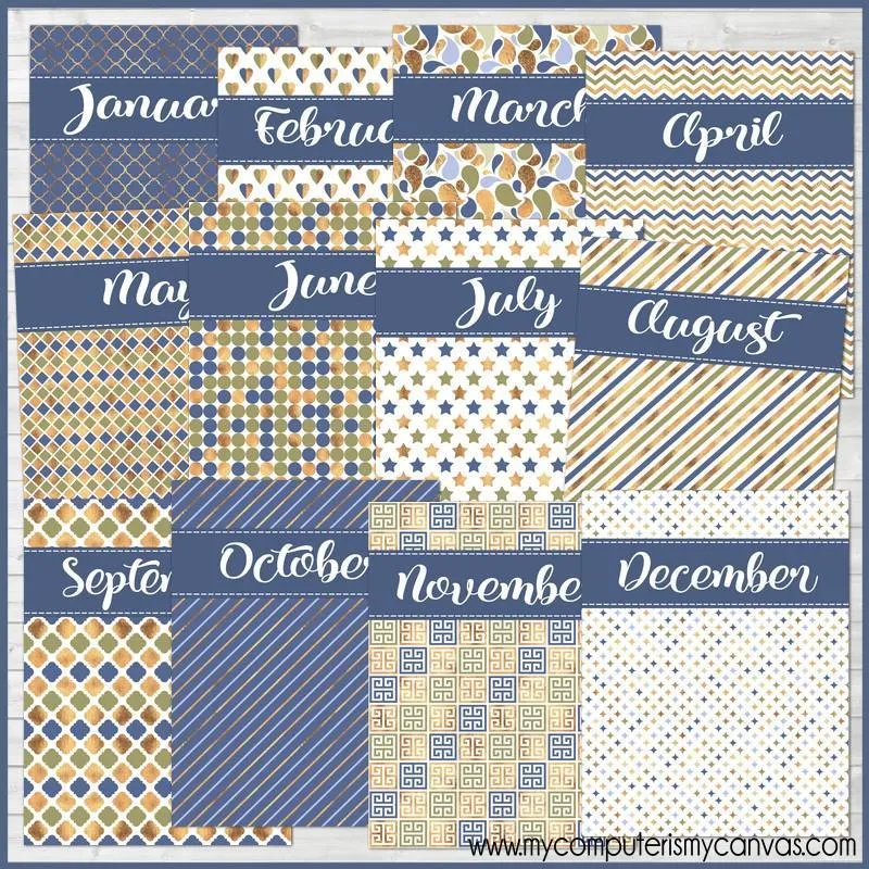 COPPER Color Pack {Alternate Covers/Accessories for Planners/Journals} PRINTABLE