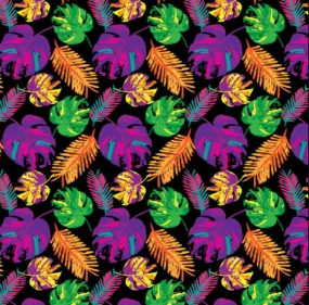 Custom Midnight Palms 12" Pattern Heat Transfer Vinyl / Siser Easy Patterns / Printed HTV