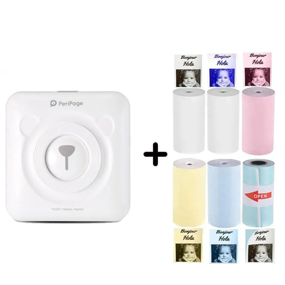 Cute Mini Smartphone Photo Printer