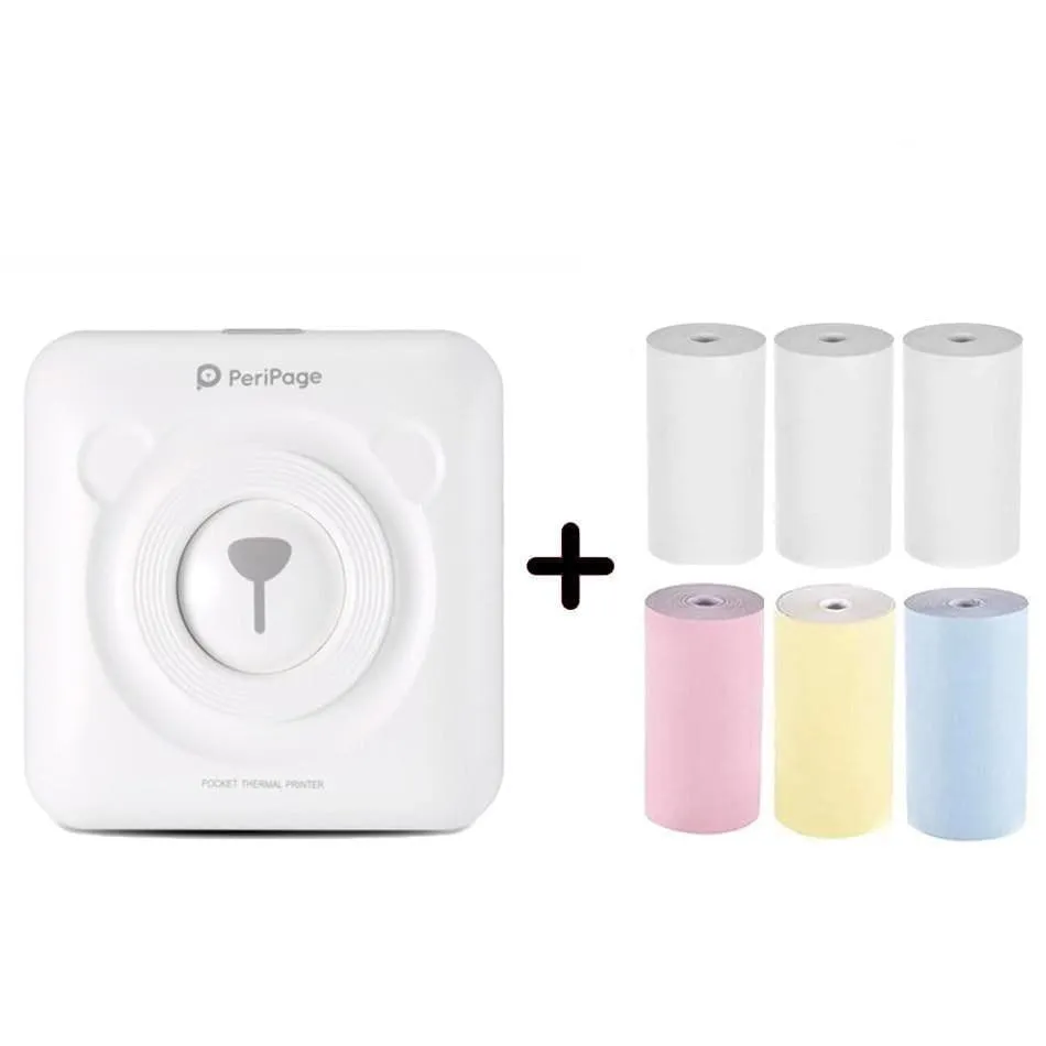 Cute Mini Smartphone Photo Printer