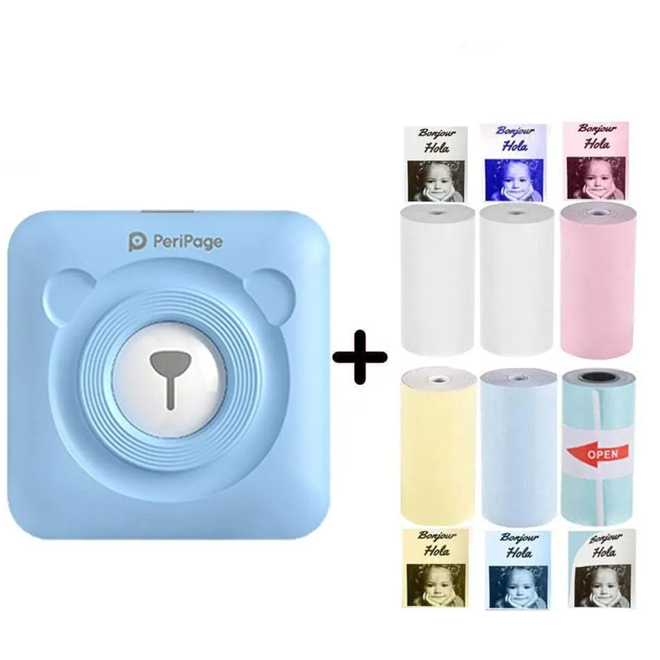 Cute Mini Smartphone Photo Printer