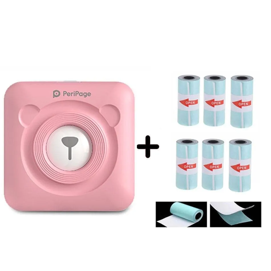 Cute Mini Smartphone Photo Printer