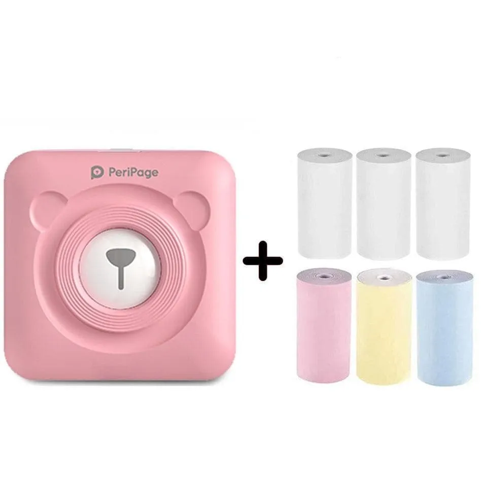 Cute Mini Smartphone Photo Printer