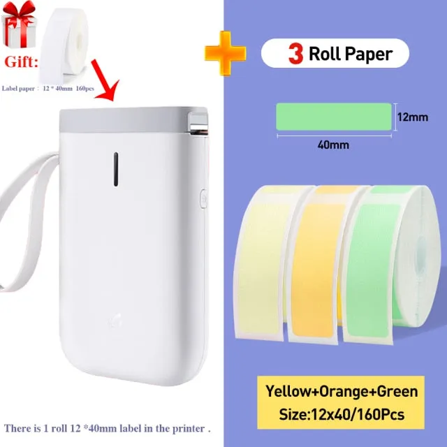 D11 Wireless Label Printer Portable Pocket