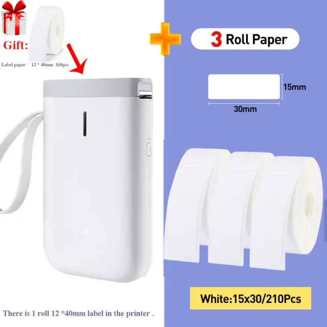 D11 Wireless Label Printer Portable Pocket