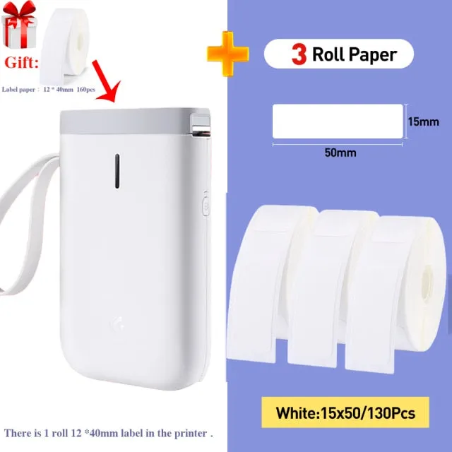 D11 Wireless Label Printer Portable Pocket
