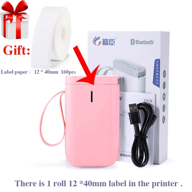 D11 Wireless Label Printer Portable Pocket