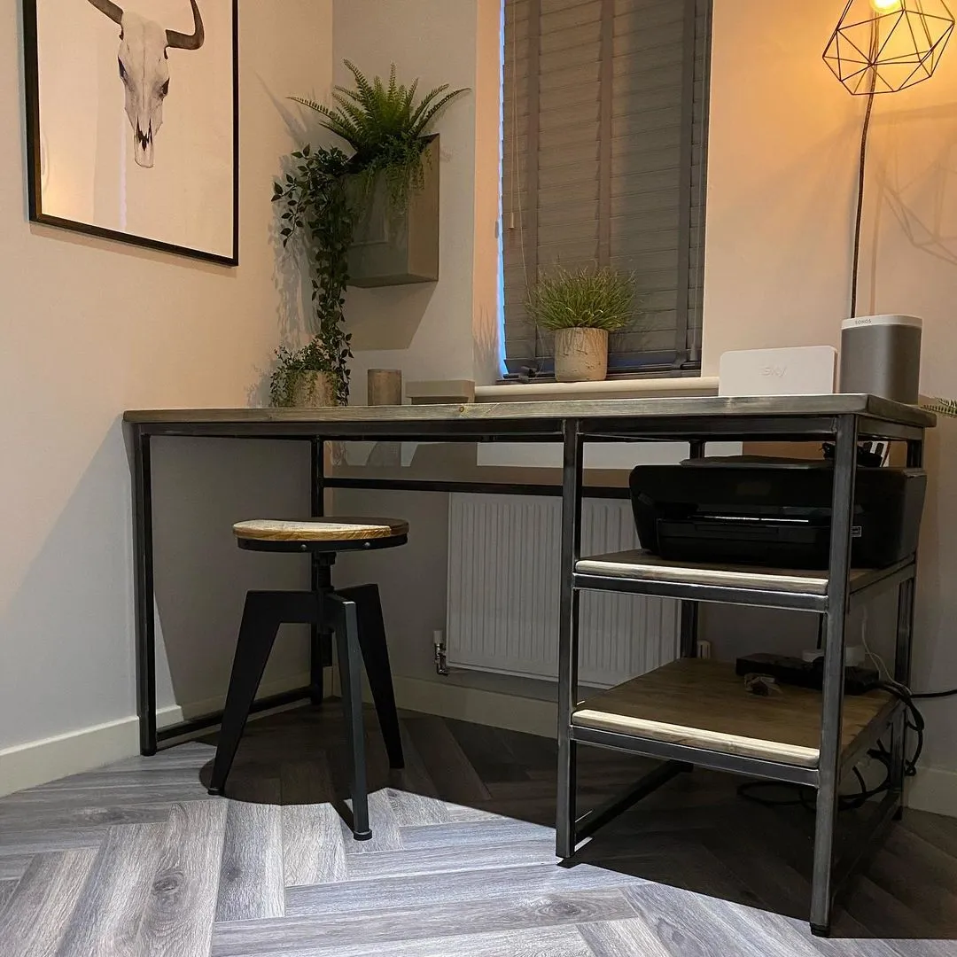 Desk Nº 3 - Gun Metal / Pine