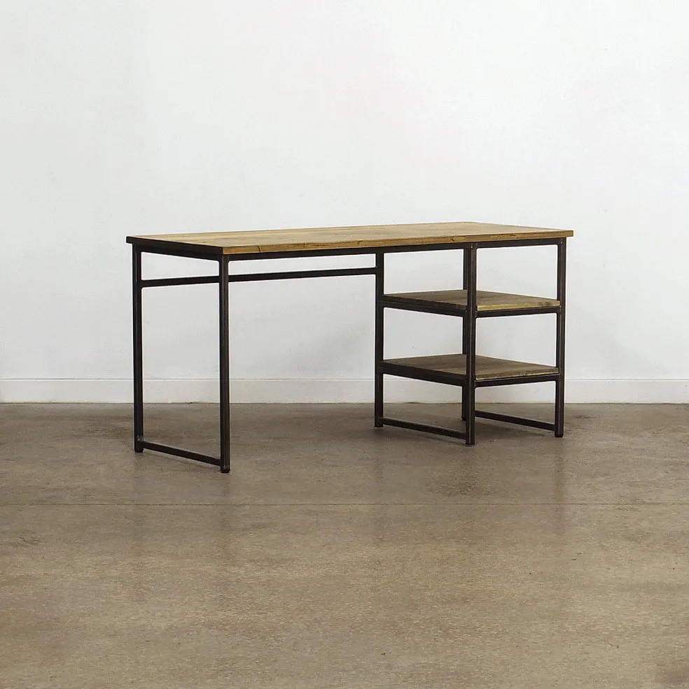Desk Nº 3 - Gun Metal / Pine