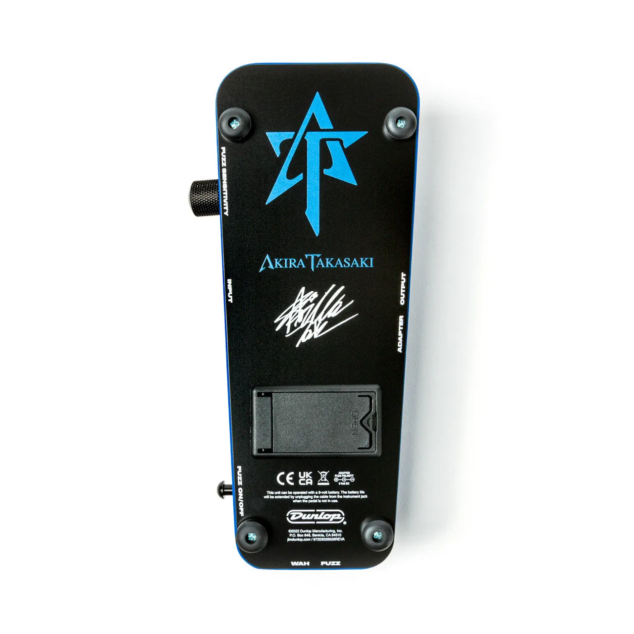Dunlop AT95 Akira Takasaki Signature Cry Baby Fuzz Wah Pedal