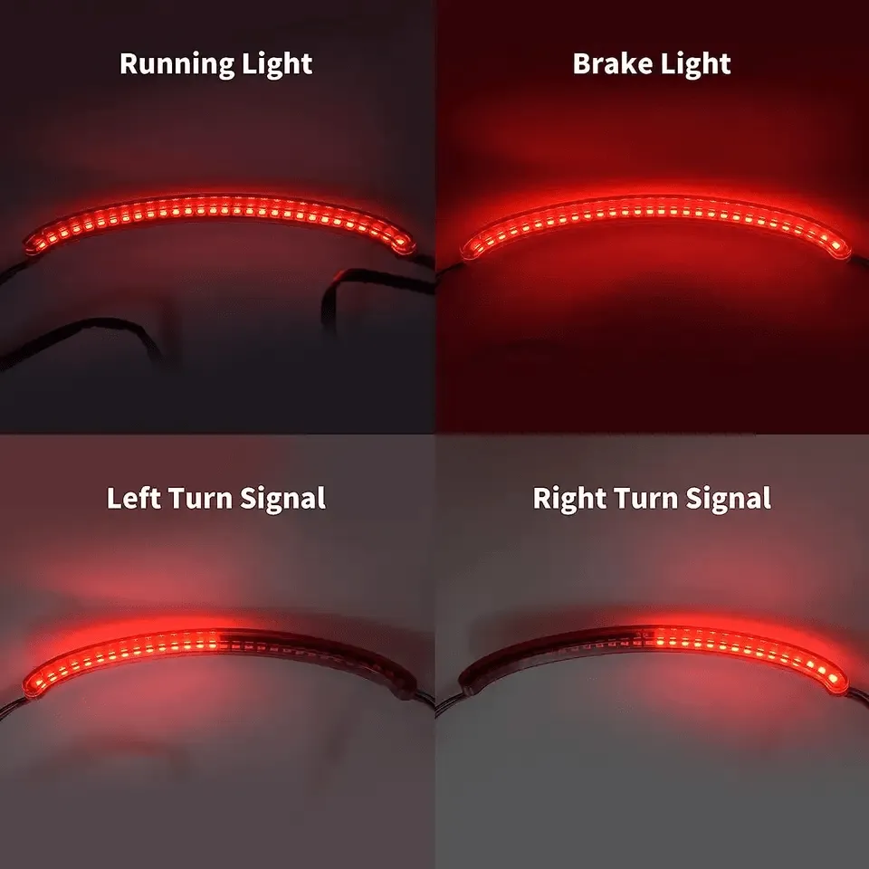 Eagle Lights SLIMLINE Auxiliary Run, Turn Signal and LED Brake Light for for 2018  Harley Davidson Fat Bob