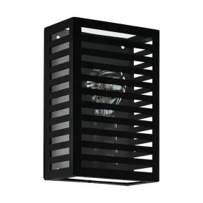 EGLO Alamonte Exterior Wall Light Cuboid - Black