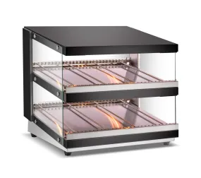 Empire Self Serve Heated Display Case 2 Shelf - EMP-85HW-C