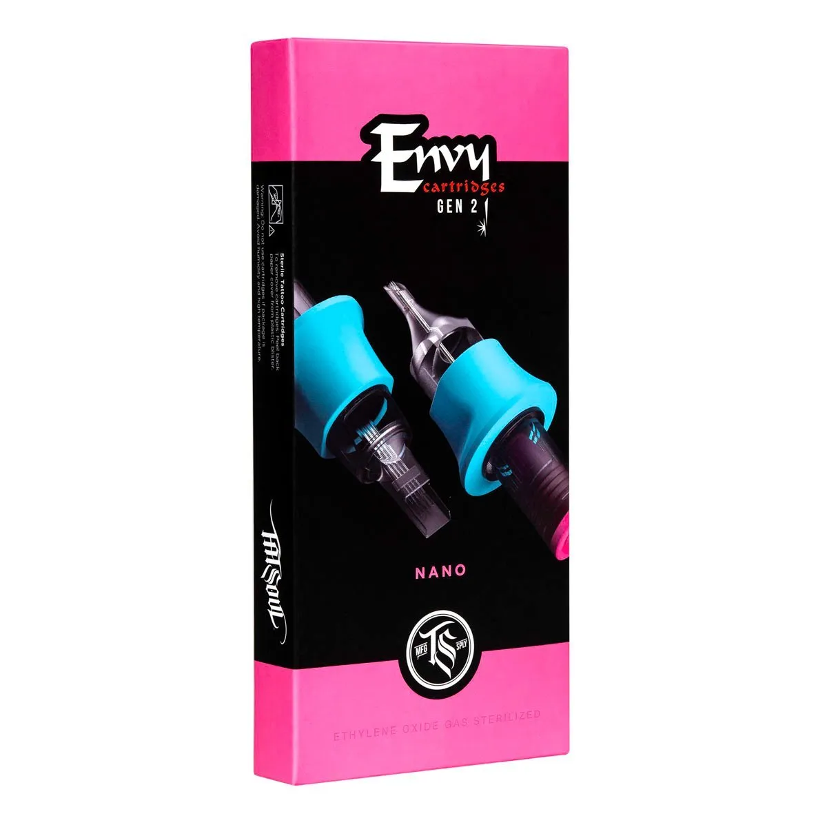 Envy Gen 2 - Round Shader Nano PMU Cartridges (10 Pack)