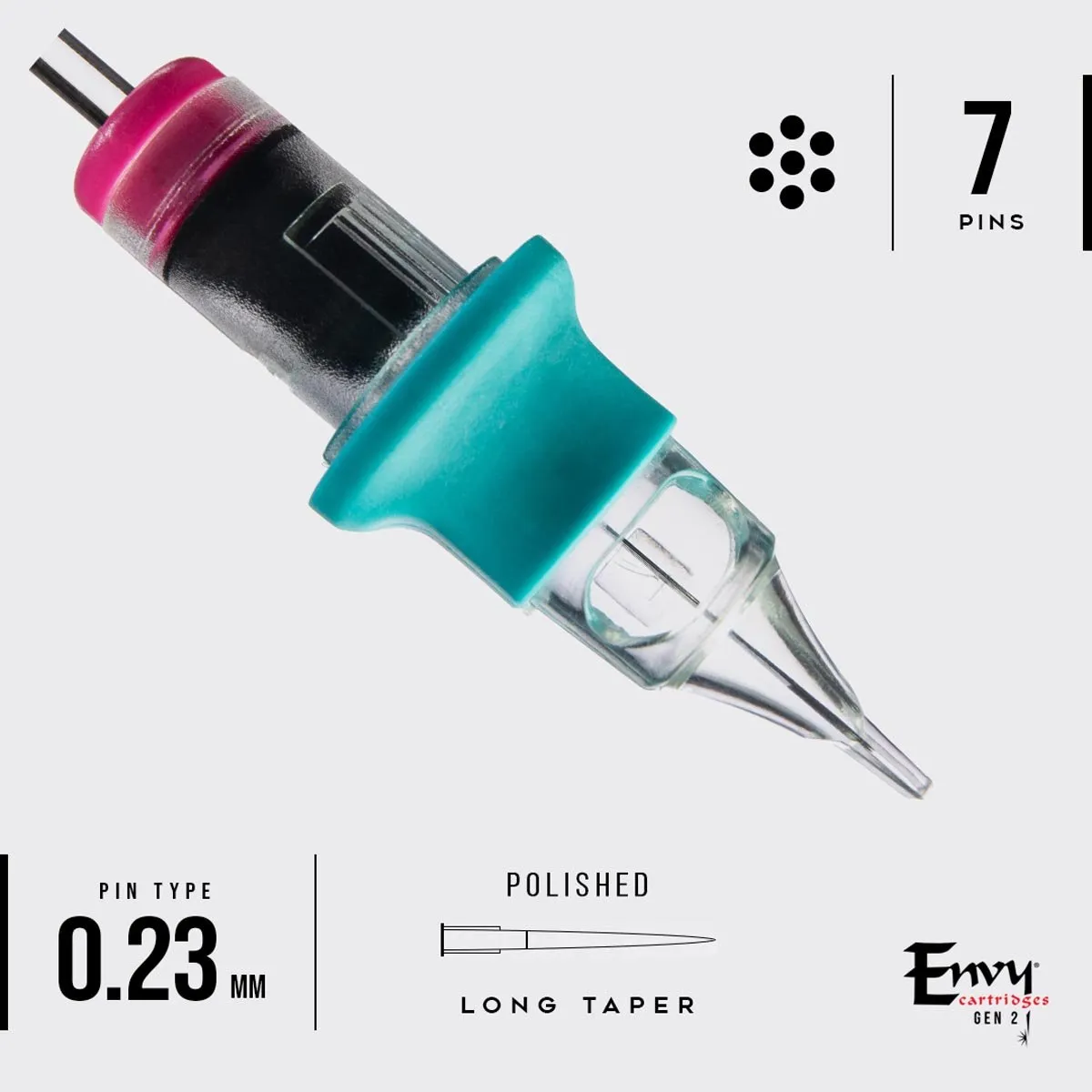 Envy Gen 2 - Round Shader Nano PMU Cartridges (10 Pack)