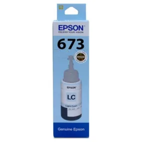 Epson 673 Light Cyan Ink Bottle 70ml T6735