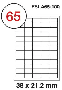 Fis multi purpose white label 38x21.2mm