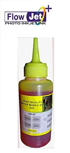 Flowjet Best Selling Photo Quality Refill Ink Bottle Kit with 4nos Free Syringe and needles For Refilling Of HP Deskjet & Canon Inkjet Printers For Accurate Printing.