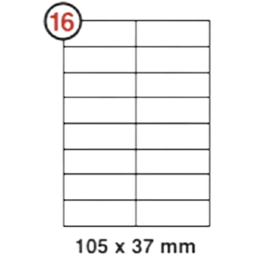 Formtec Label 1600/105x37mm #16