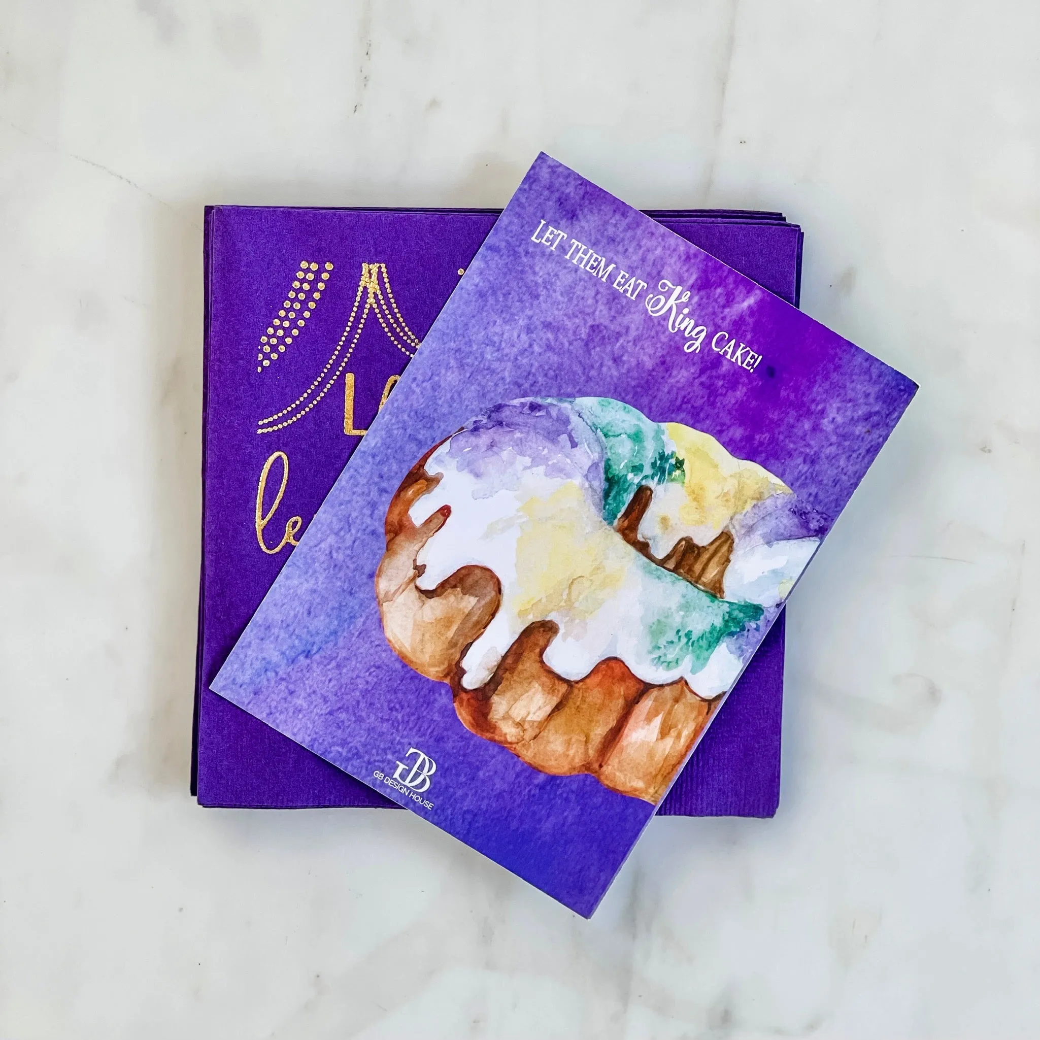 Full Color Printed Mardi Gras Party Invitations