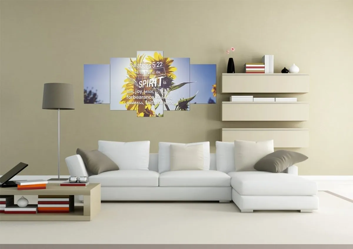 Galatians 522 Fruit Of The Spirit Bible Verse Canvas Wall Art - Christian Canvas Wall Art