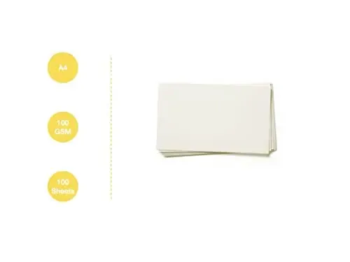 Generic A4 White Sheet Paper for Copy & Multipurpose Paper of 70 GSM (Pack of 100 Sheets)