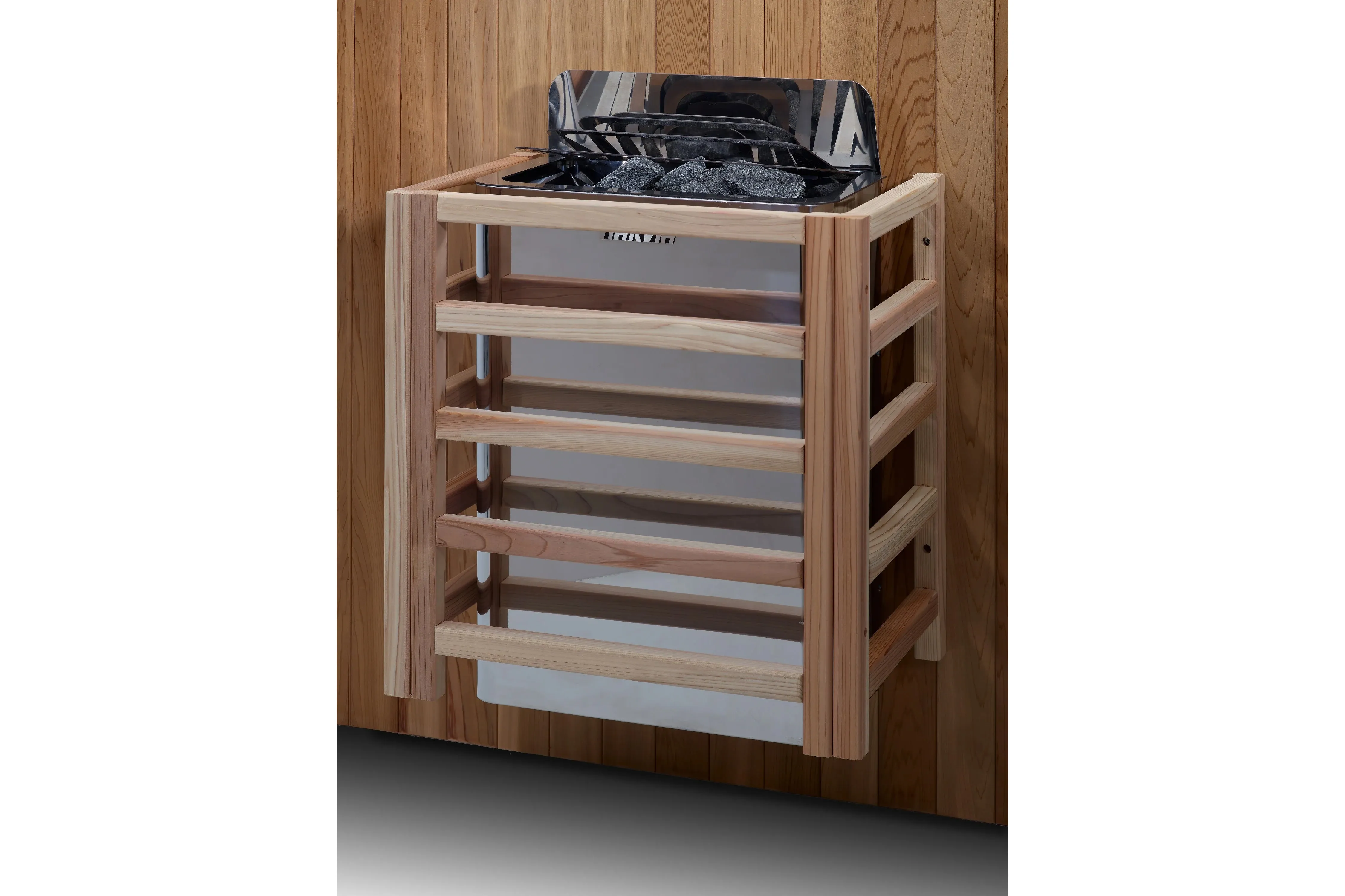 Golden Designs 2025 "Soria" 3-Person Hybrid Sauna (Indoor/Full Spectrum/Harvia Stove)