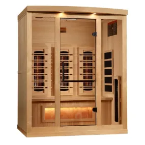 Golden Designs 3-Person Full Spectrum FAR Infrared Sauna, GDI-8030-03