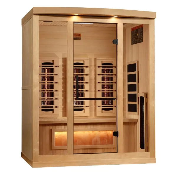 Golden Designs 3-Person Full Spectrum FAR Infrared Sauna, GDI-8030-03