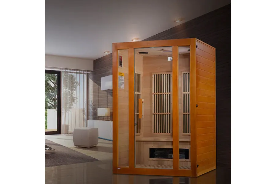 Golden Designs Maxxus "Aspen" Dual Tech 2-Person Low EMF FAR Infrared Sauna