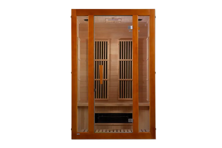 Golden Designs Maxxus "Aspen" Dual Tech 2-Person Low EMF FAR Infrared Sauna