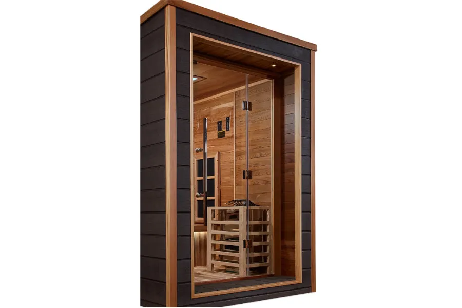 Golden Designs "Karlstad" 6-Person Outdoor-Indoor PureTech™ Hybrid Full Spectrum Sauna