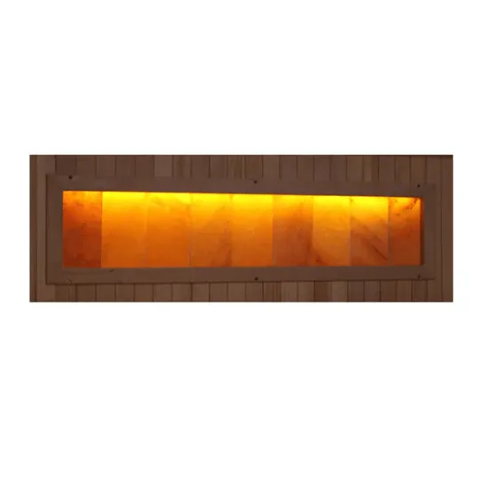 Golden Designs "Reserve Edition" 1-2 Person Full Spectrum PureTech™ Near Zero EMF Infrared Sauna with Himalayan Salt Bar | GDI-8010-03