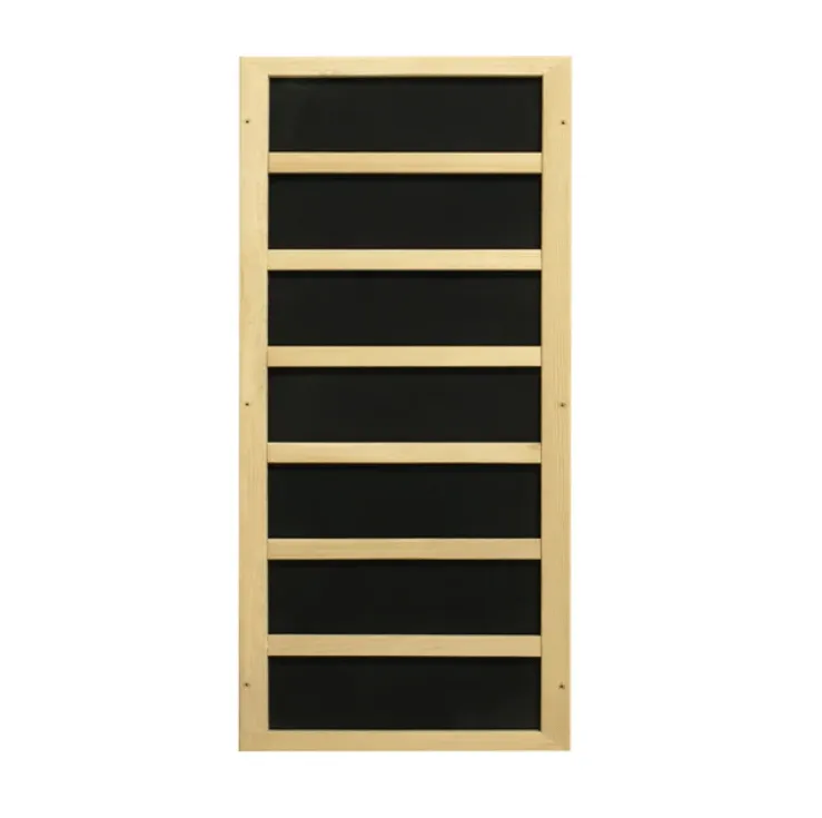 Golden Designs "Reserve Edition" 6-Person Full Spectrum PureTech™ Near Zero EMF FAR Infrared Sauna with Himalayan Salt Bar & Canadian Hemlock | GDI-8260-01
