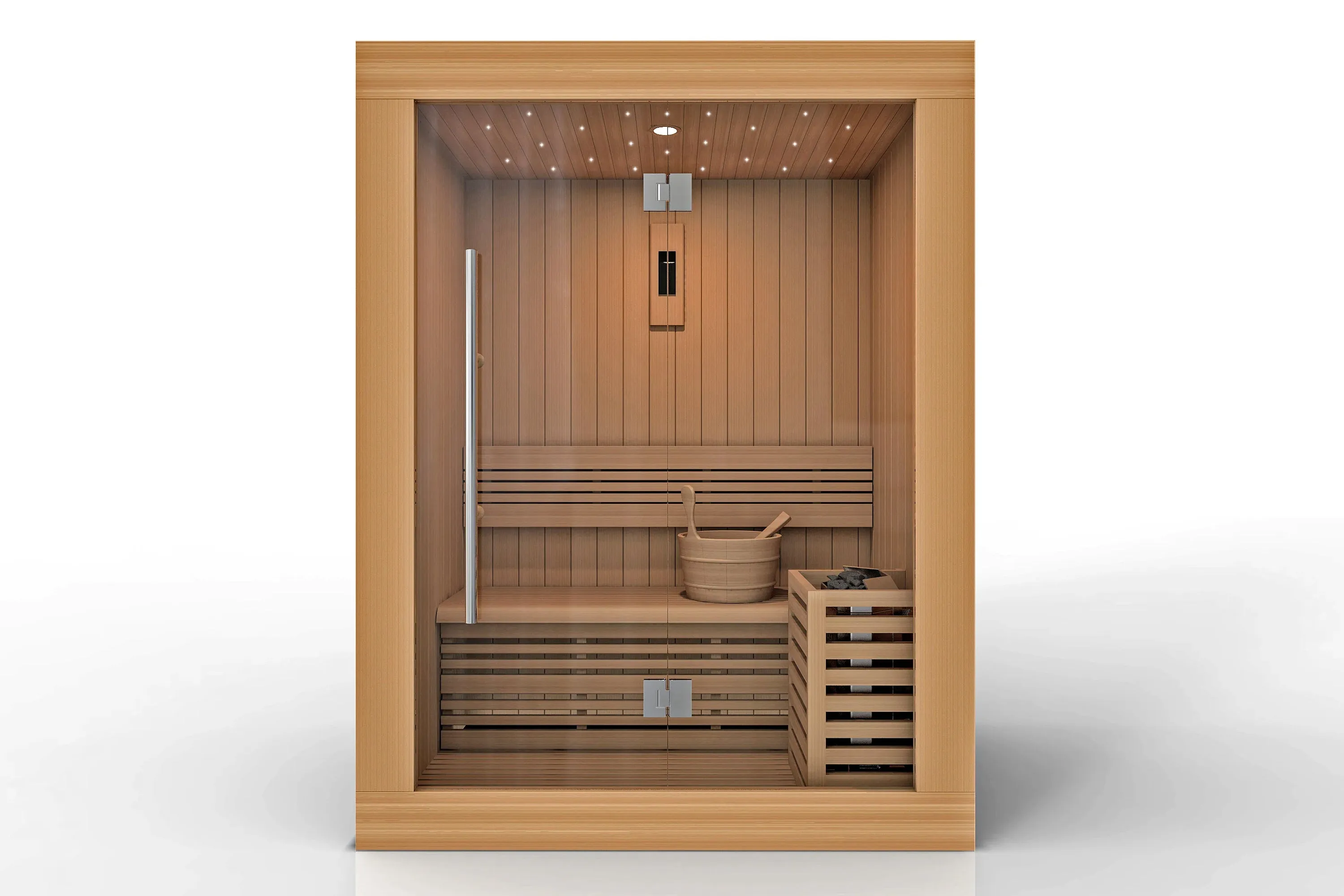 Golden Designs "Sundsvall" 2-Person Indoor/Outdoor Traditional Sauna