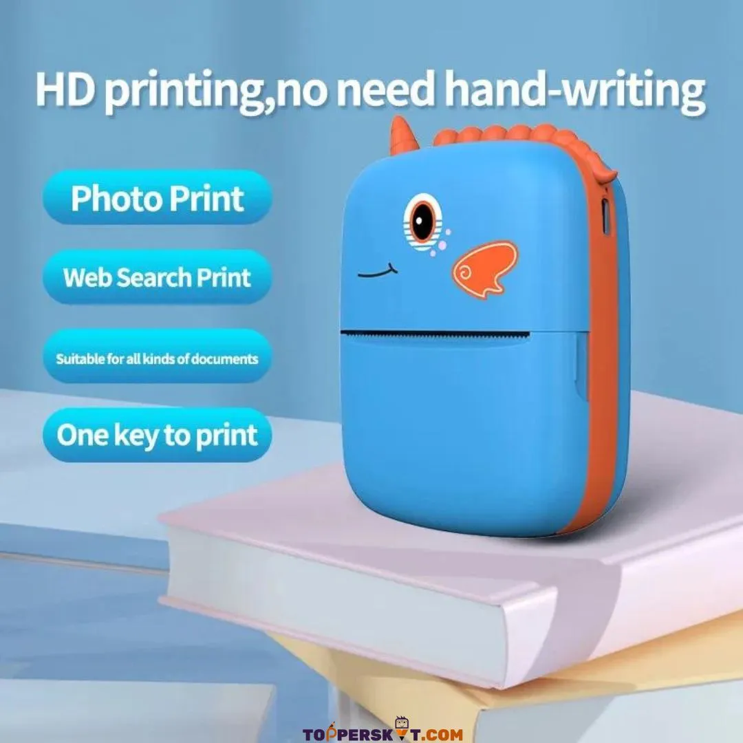 HD Instant Mini Printer - Fun, Learn, and Make Memories (Pack of 1)