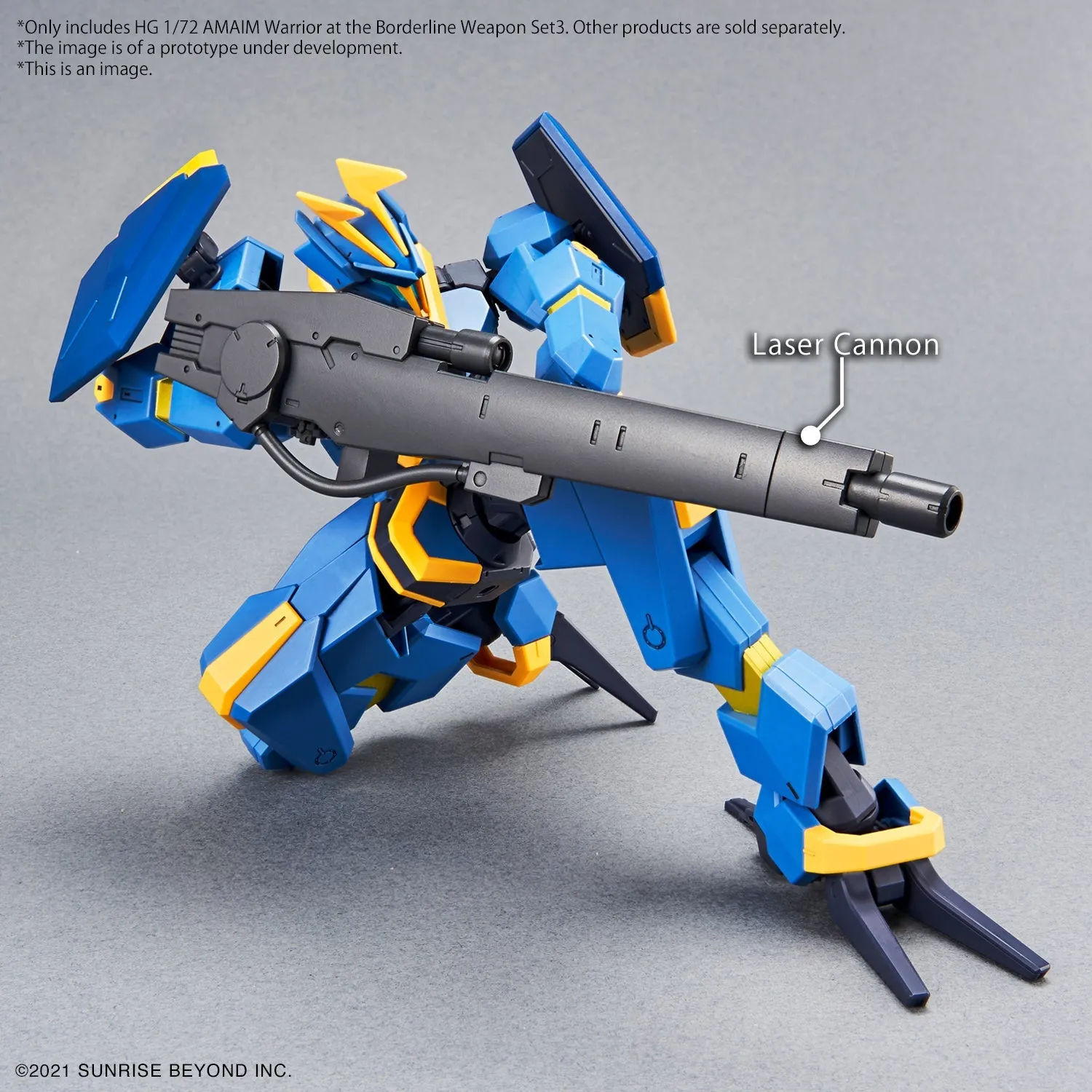 HG Amaim Warrior at the Borderline Weapon Set 3 Kyoukai Senki 1/72