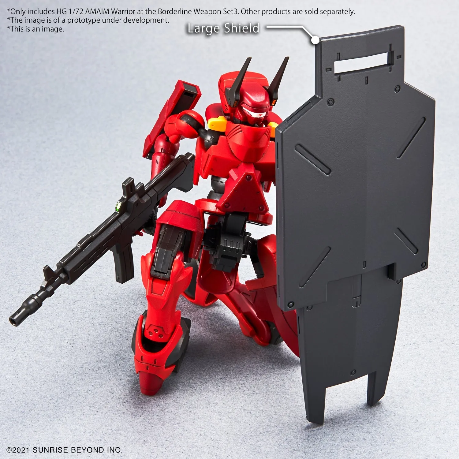 HG Amaim Warrior at the Borderline Weapon Set 3 Kyoukai Senki 1/72