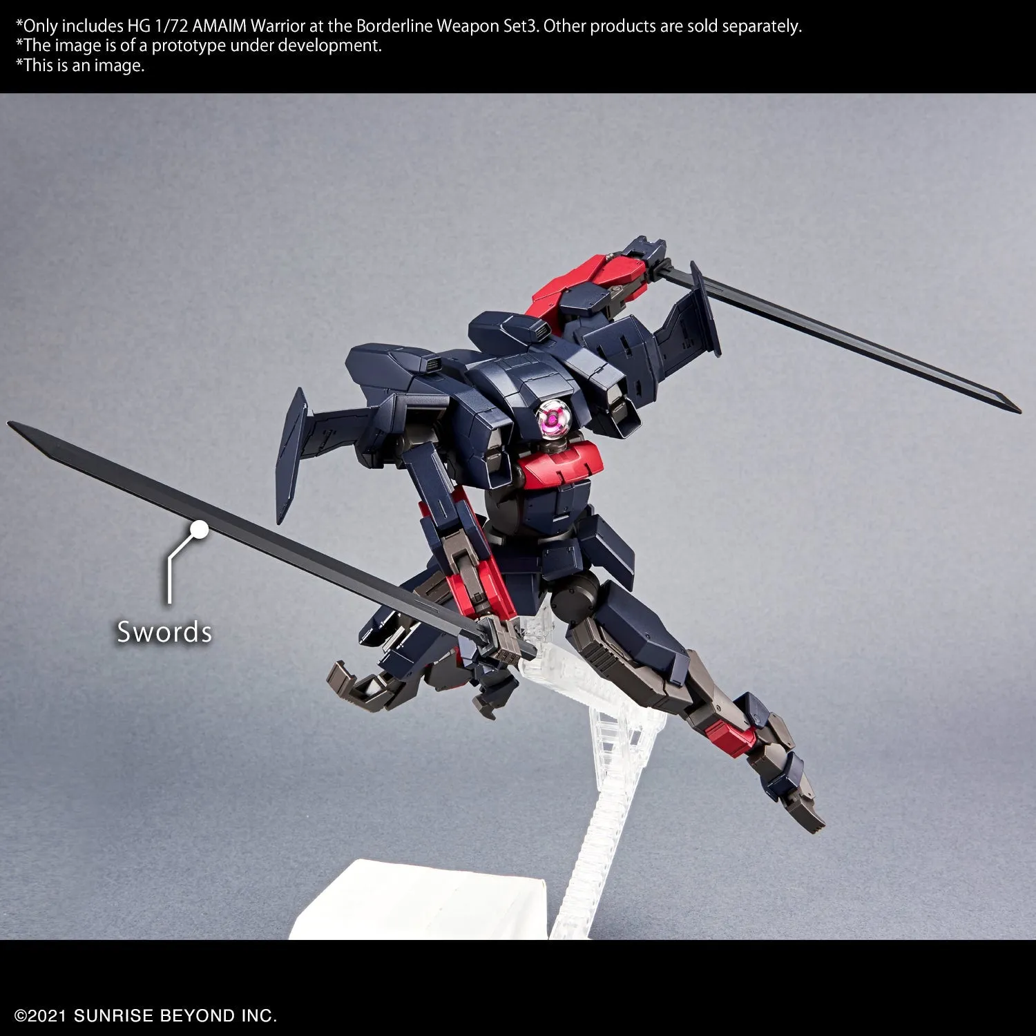 HG Amaim Warrior at the Borderline Weapon Set 3 Kyoukai Senki 1/72