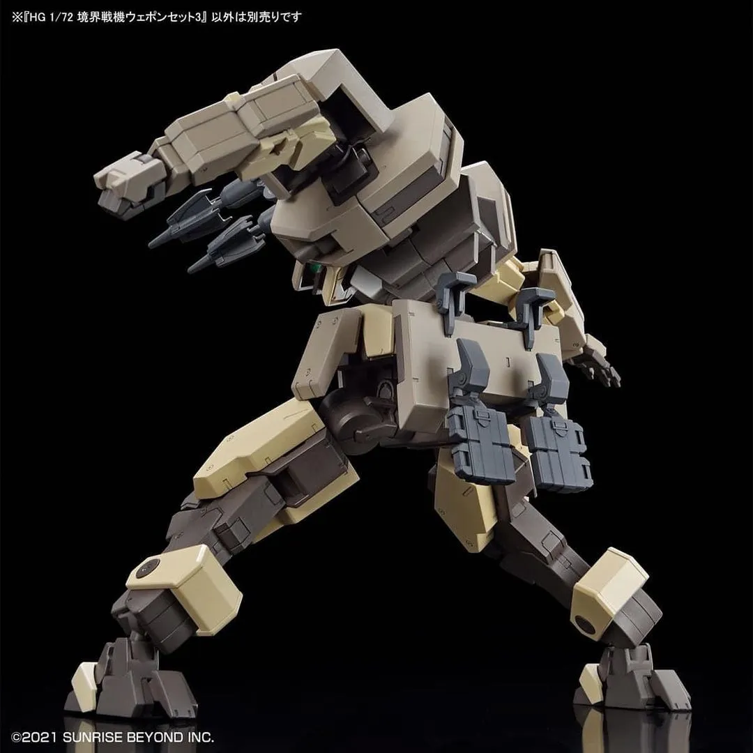 HG Amaim Warrior at the Borderline Weapon Set 3 Kyoukai Senki 1/72
