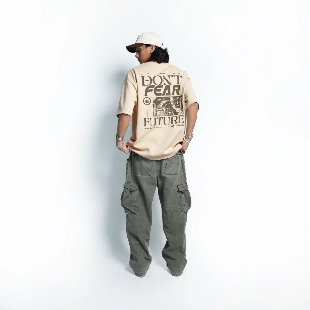 High Cultured Don’t Fear the Future Loose Tee - 1052