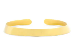 High Polish Gold Choker in 18K Gold